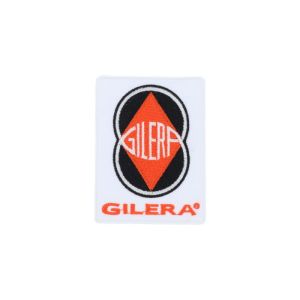 Aufbügler Emblem Gilera Logo Weiß Fülle