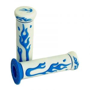 Griffe Flame Weiß/Blau