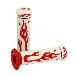 Griffe Flame Weiß/Rot