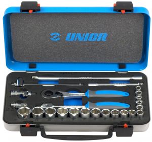 UNIOR BI Steckdose Satz 3/8"-239 A-24DLG