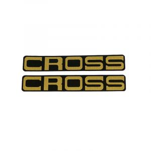 Aufklebersatz Kreidler Cross Gold - 2 Stück