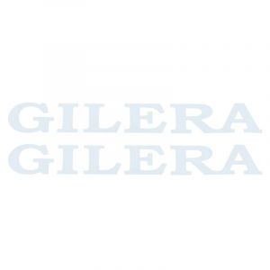 Gilera Wort Aufklebersatz Weiß 320X40MM