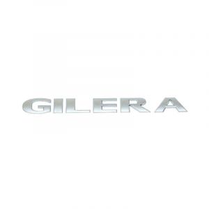 Aufkleber Gilera 3D Silber 15CM
