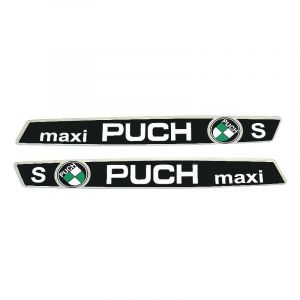 Tank Transfersatz Puch Maxi S Schwarz/Chrom