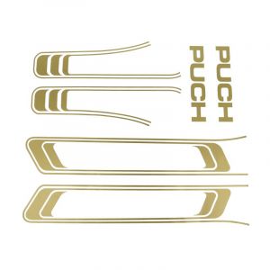 Aufklebersatz Puch Maxi Linien Gold