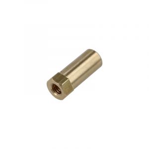 Auspuffmutter Messing M6 Hoch Modell