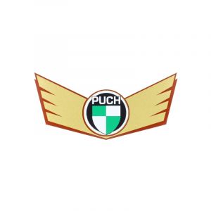 Transfer Hinter Schutzblech Puch Gold
