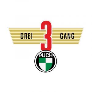 Transfer Hinter Schutzblech Puch VS50D Drei Gang