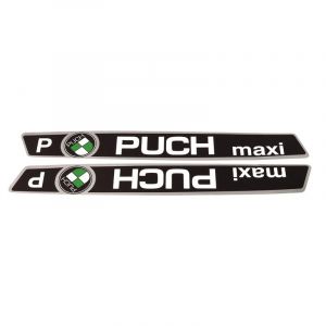 Tank Transfersatz Puch Maxi P Schwarz/Chrom