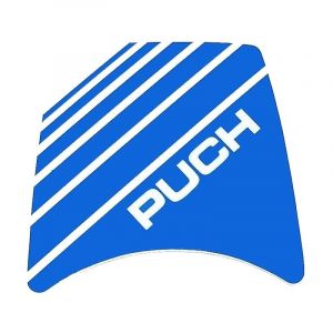 Aufkleber Scheinwerfer Verkleidung Puch Maxi Blau