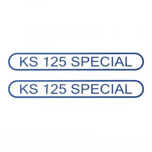 Tankaufkleber Zundapp KS125 Spezial Blau