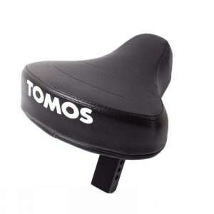 Sattel Tomos A3/A35 Schwarz Aufdruck