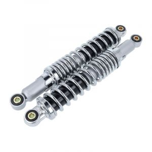 Stoßdämpfer Zundapp KS125/KS175 Silber/Chrom