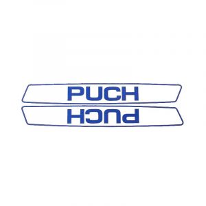 Tank Transfersatz Puch Maxi Weiß/Blau