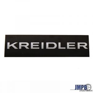 Aufkleber Kreidler Schwarz/Chrom 111X32MM