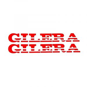 Aufklebersatz Turbo Gilera Rot