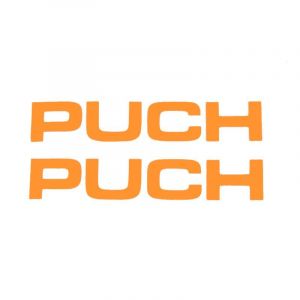 Aufklebersatz Puch Orange