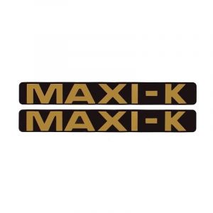 Aufklebersatz Maxi-K Schwarz/Gold 172X23MM