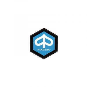 Aufkleber Piaggio Logo Sechskant Klein 22MM 