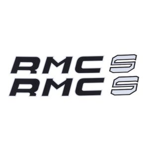 Batteriekasten Aufkleber RMC-S Schwarz/Weiß 2 Stück