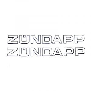 Aufklebersatz Zundapp 2 stück 270MM