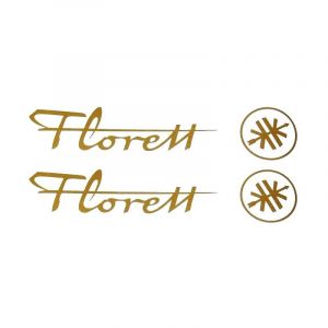 Aufklebersatz Kreidler Eiertank Gold + Logo