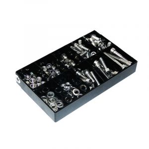 Sortiment Satz Schrauben/Mutter Inbus M6 Edelstahl - 150 Teilig