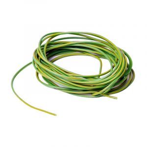 Electrischen Kabel 5 Mtr Verp. - 1.0MM² Grün/Gelb
