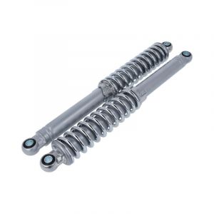 Stoßdämpfer Grau/Chrom IMCA 310MM