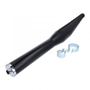 Auspuffdämpfer Universal Cross Schwarz 28MM 