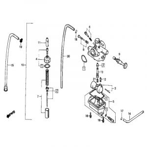 Vergaser Honda MB50