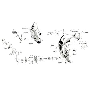 Kühldeckel Fußschalter Sachs 50/3
