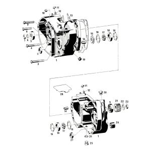 Kurbelgehäuse Sachs 50/4 EKF