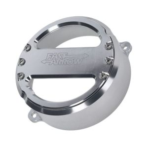 Polradabdeckung Fast Arrow Pro CNC Puch Maxi Silber