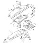 Schutzblechen Yamaha DT50MX