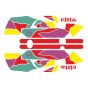 Aufklebersatz Gilera Citta Funny Rot