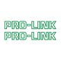 Aufklebersatz Pro-Link Grün auf Transparent 26CM
