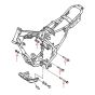 Schraubensatz Motoraufhängung Yamaha DT50/80MX