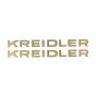 Aufklebersatz Kreidler Gold/Schwarz 180X16MM