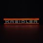Lampe Kreidler Streifen LED Orange