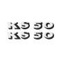 Stickerset Zündapp KS50 Schatten – 2-teilig