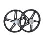 17 Zoll Felgensatz Fast Arrow Schwarz Peugeot 103