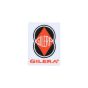 Aufbügler Emblem Gilera Logo Weiß Fülle