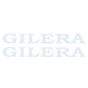 Gilera Wort Aufklebersatz Weiß 320X40MM
