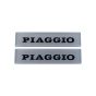 Embleme Satz 3D Piaggio 115X27MM Silber