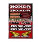 Aufklebersatz Dunlop / Honda