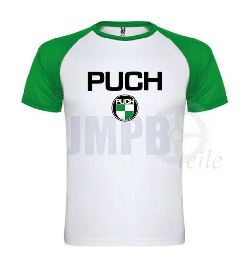 T-Shirt Puch Classic Mesh Weiß/Grün
