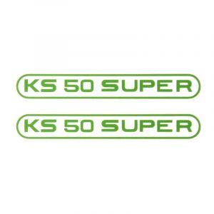 Aufklebersatz Tank Zundapp KS50 Super Grün