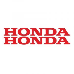 Aufklebersatz Honda Wort Rot 22CM