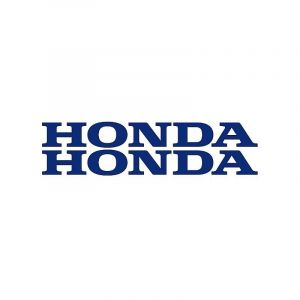 Aufklebersatz Honda Wort Blau 12CM
